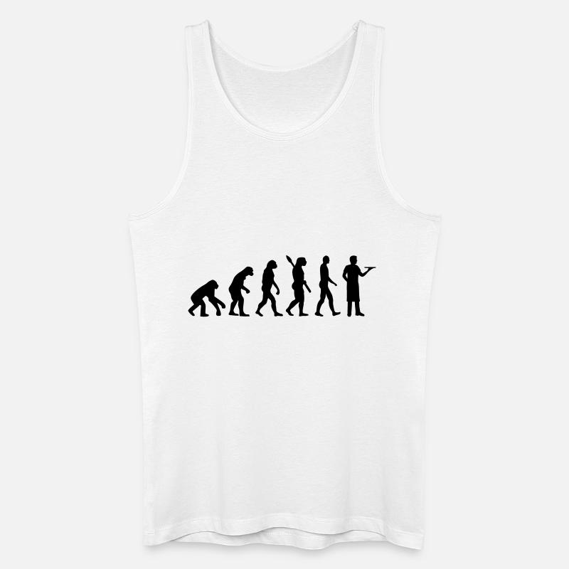 Evolution Garçon - Débardeur bio Homme - blanc