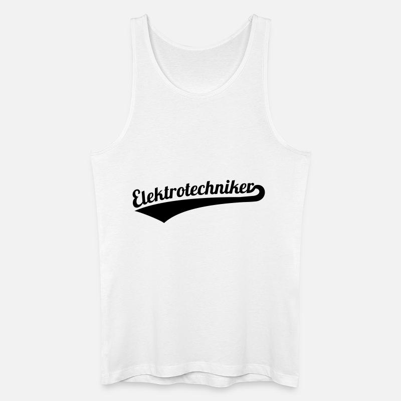 Elektrotechniker - Männer Bio Tank Top - Weiß
