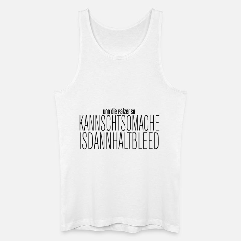 BLEED - Männer Bio Tank Top - Weiß