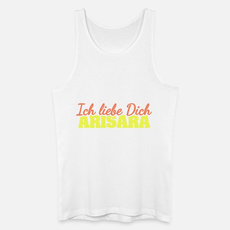 Arisara als Liebe - Männer Bio Tank Top - Weiß