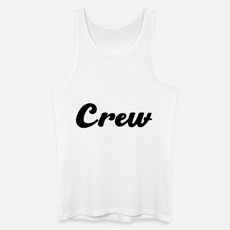 crew - Männer Bio Tank Top - Weiß
