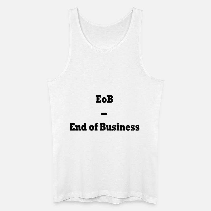 Feierabend - Männer Bio Tank Top - Weiß