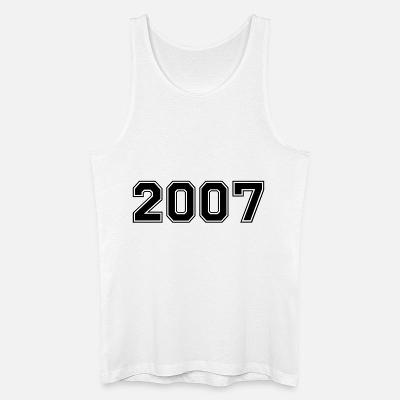 2007 - Männer Bio Tank Top - Weiß