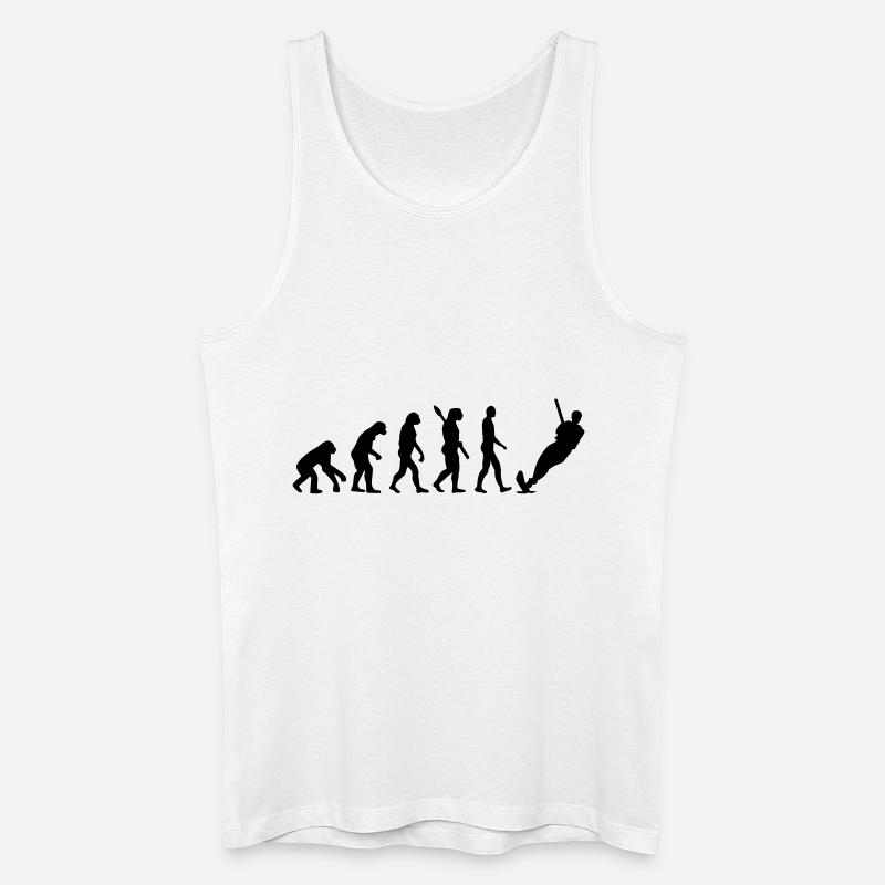 Evolution Water ski - Men’s Organic Tank Top - white