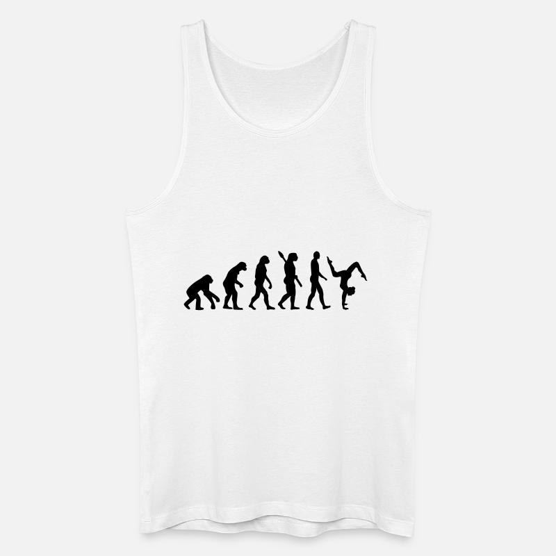 Évolution Gymnastique - Débardeur bio Homme - blanc