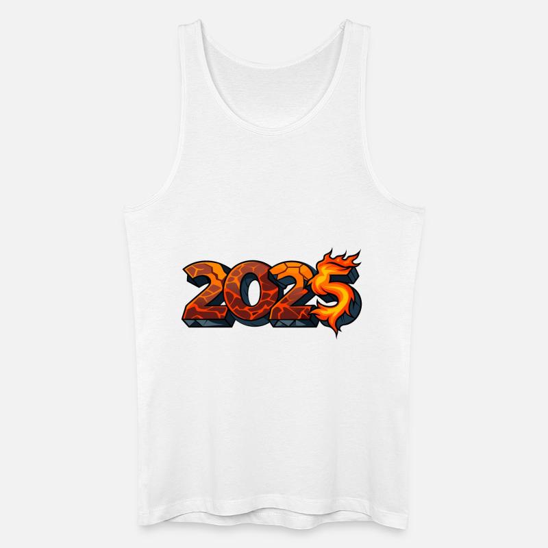2025 - Männer Bio Tank Top - Weiß
