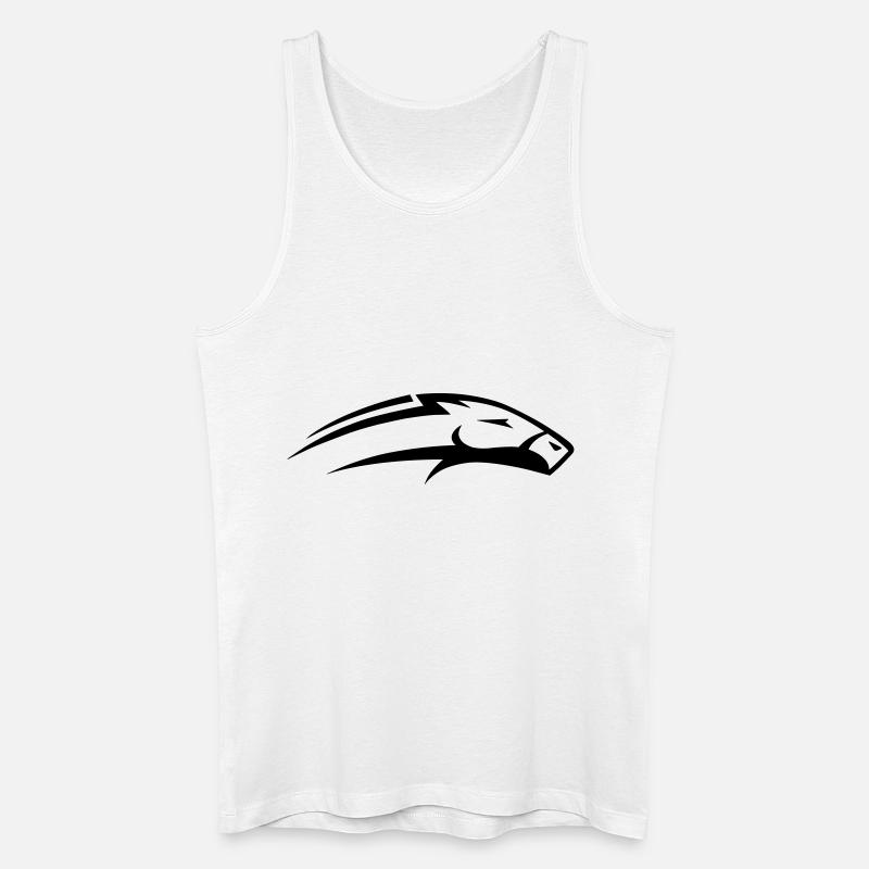 Pferd - Männer Bio Tank Top - Weiß