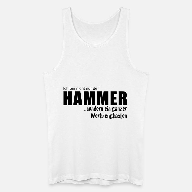HammerPfade - Männer Bio Tank Top - Weiß
