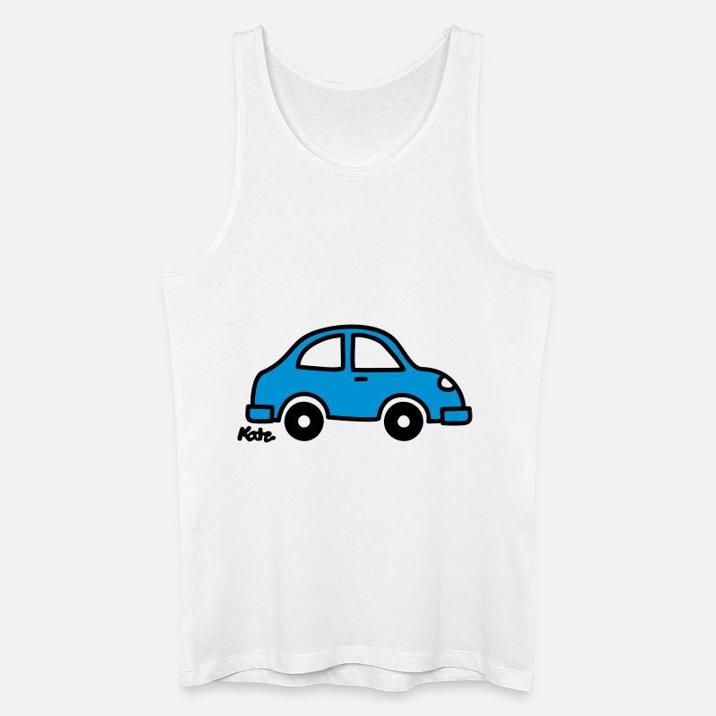Auto (k) - Männer Bio Tank Top - Weiß