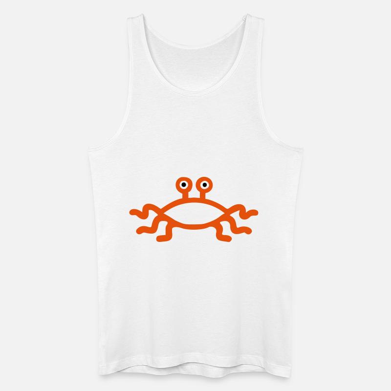 Fliegendes Spaghettimonster - Männer Bio Tank Top - Weiß