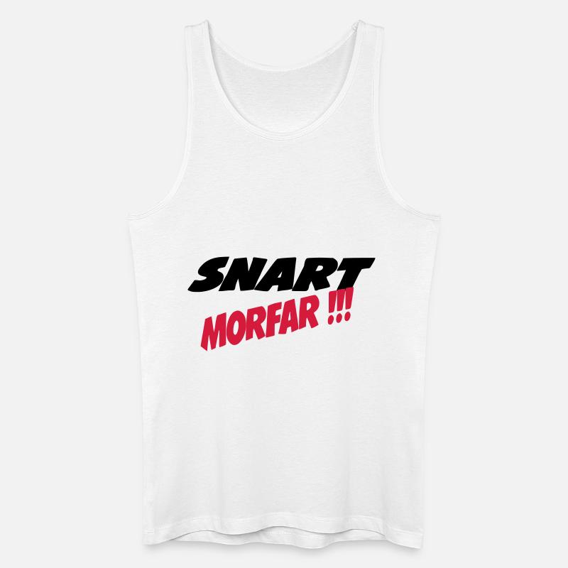 Snart morfar !! - Männer Bio Tank Top - Weiß