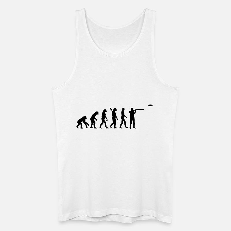 Evolution trap shooting - Men’s Organic Tank Top - white