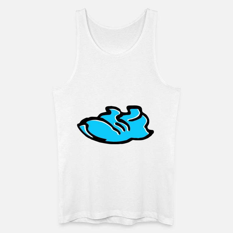 Sneaker - Männer Bio Tank Top - Weiß