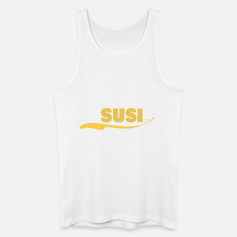 susi - Männer Bio Tank Top - Weiß