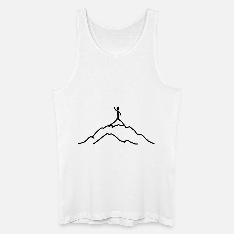 climber - Männer Bio Tank Top - Weiß