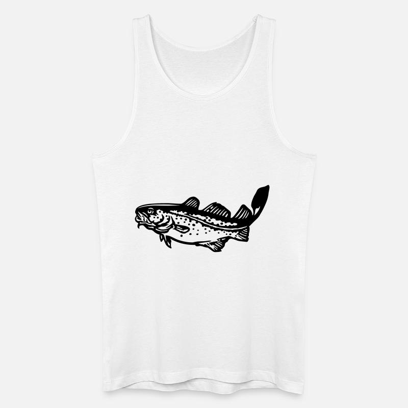 dorsch - Männer Bio Tank Top - Weiß