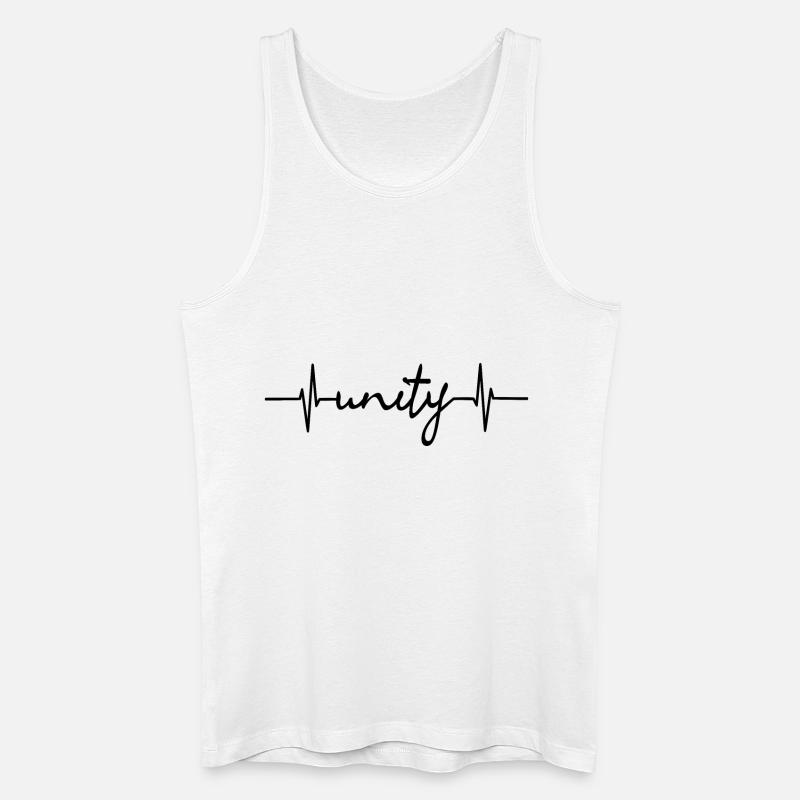 UNITY - Männer Bio Tank Top - Weiß