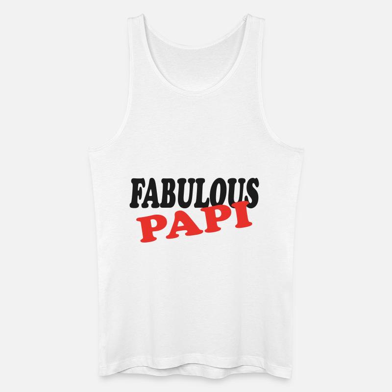 Fabulous PAPI - Men’s Organic Tank Top - white