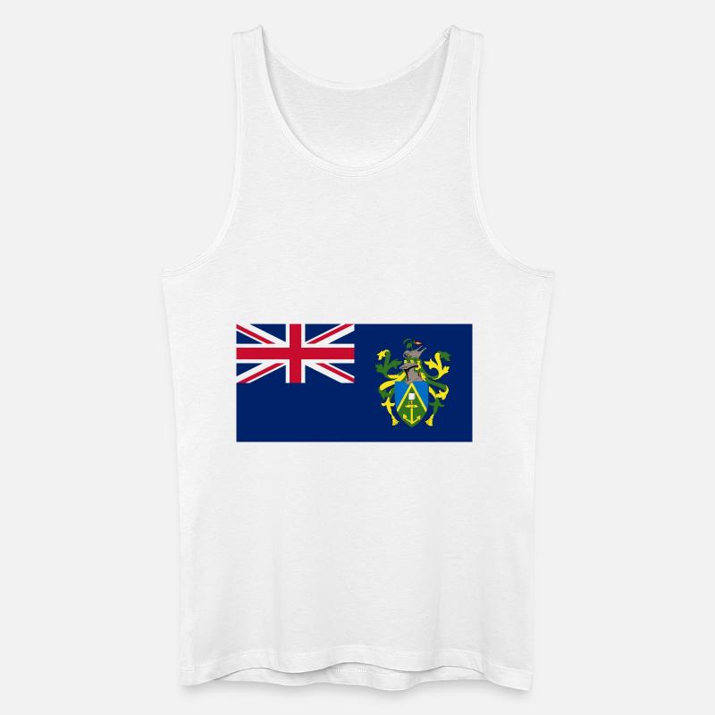 Pitcairninseln - Männer Bio Tank Top - Weiß