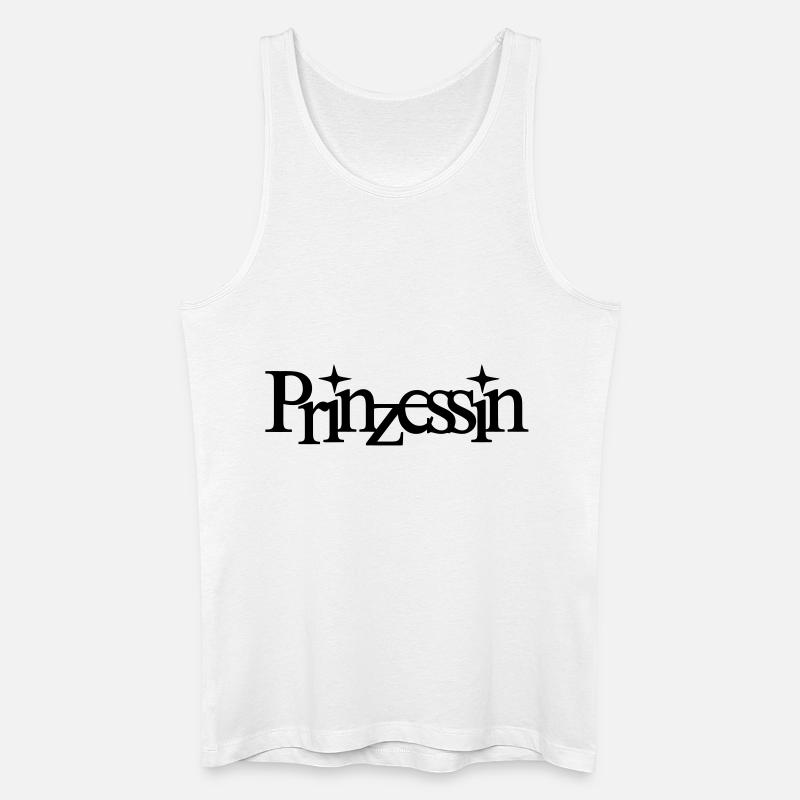 prinzessin - Männer Bio Tank Top - Weiß