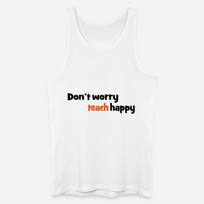 Lehrer - Männer Bio Tank Top - Weiß