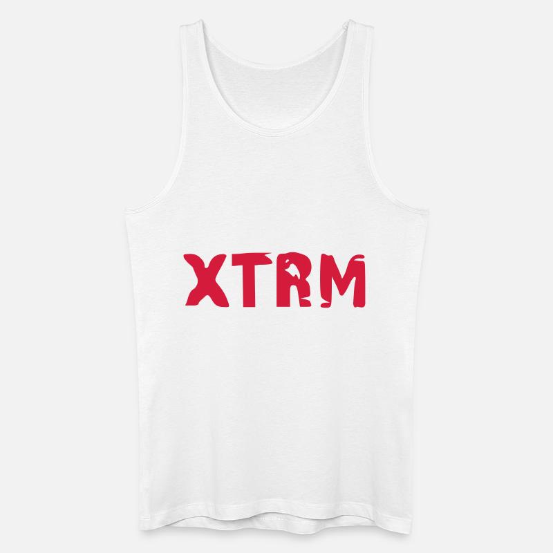 xtrm_vec_1 de - Männer Bio Tank Top - Weiß