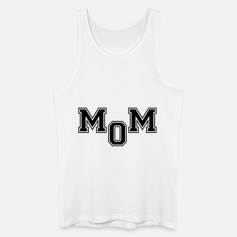 Mom - Männer Bio Tank Top - Weiß