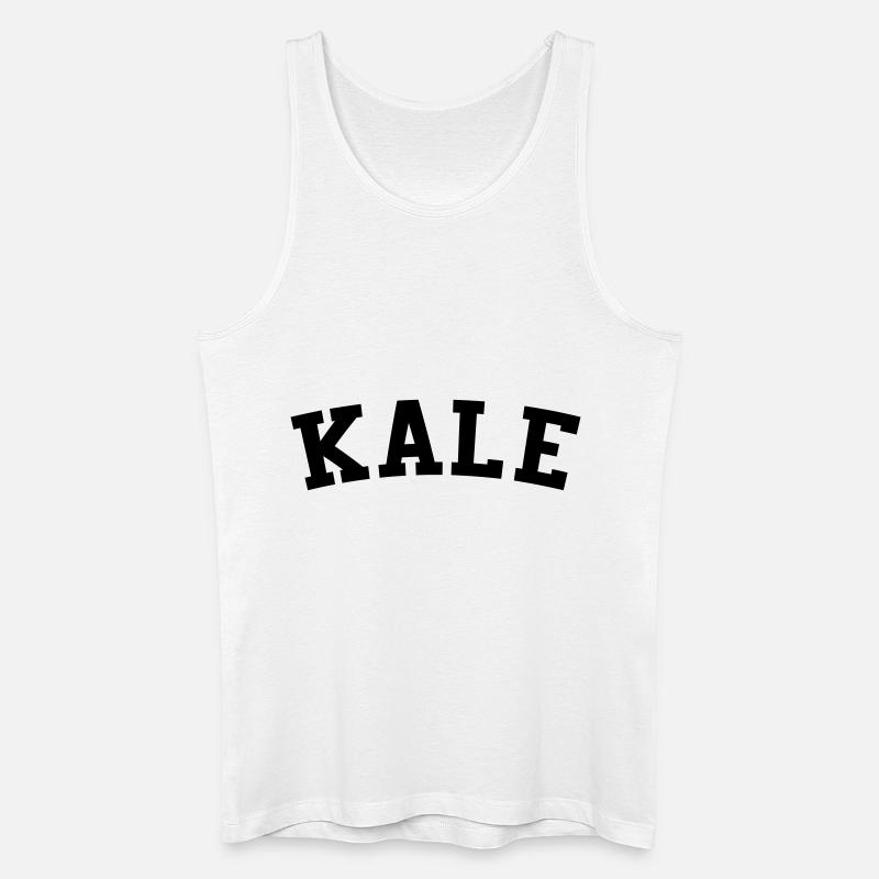 Kale - KOLESON COUTURE - Männer Bio Tank Top - Weiß