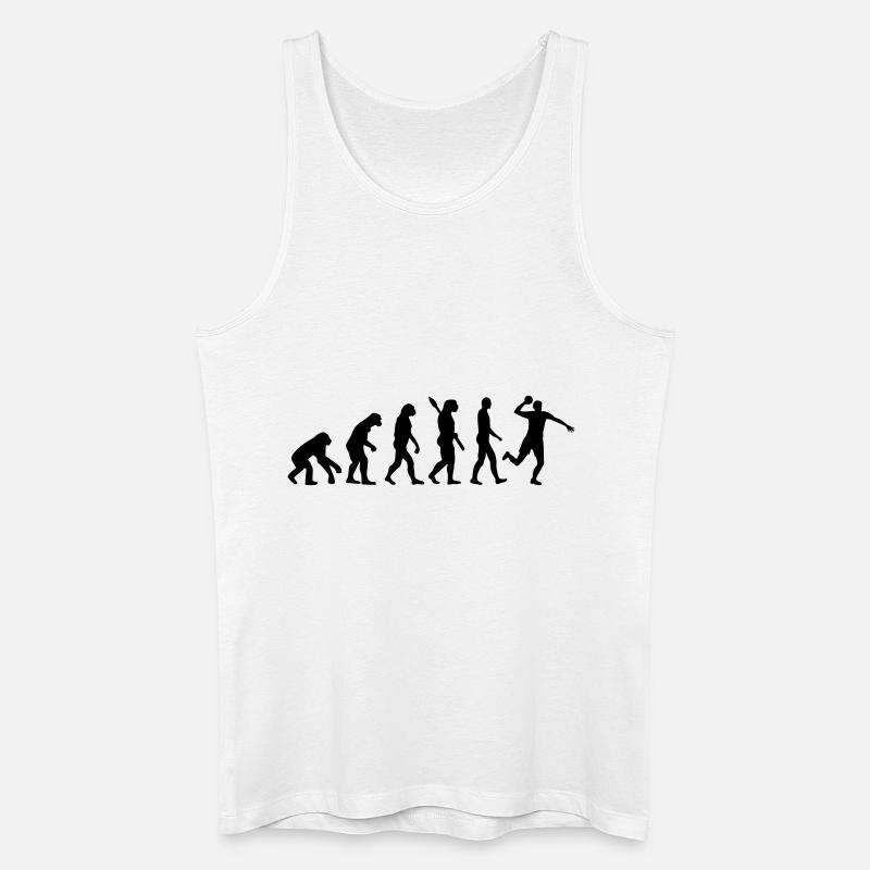 Evolution Dodgeball - Débardeur bio Homme - blanc