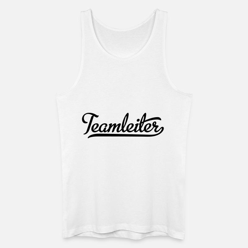 Teamleiter - Männer Bio Tank Top - Weiß