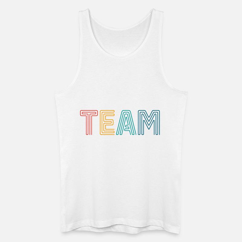 Team - Männer Bio Tank Top - Weiß