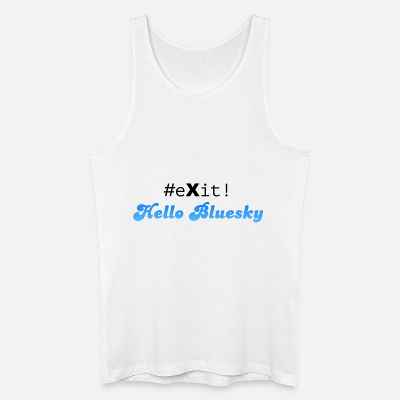 #eXit! - Men’s Organic Tank Top - white
