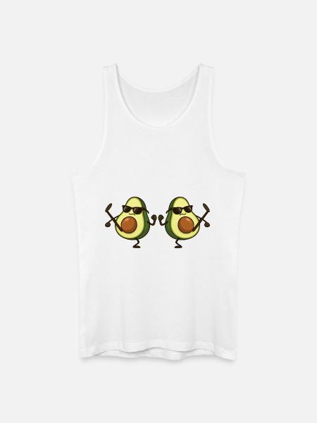 avocado karate 2 - Männer Bio Tank Top - Weiß