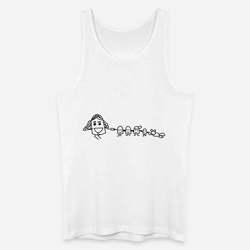 Wichte - Männer Bio Tank Top - Weiß