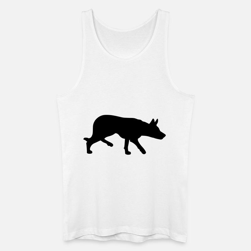Kelpie - Männer Bio Tank Top - Weiß