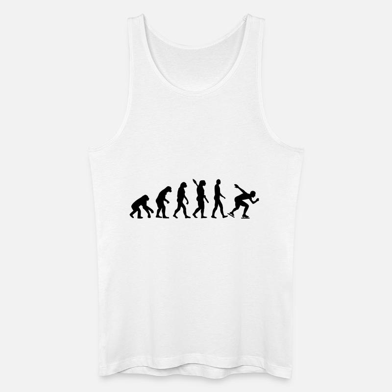 Evolution Speed skating - Men’s Organic Tank Top - white