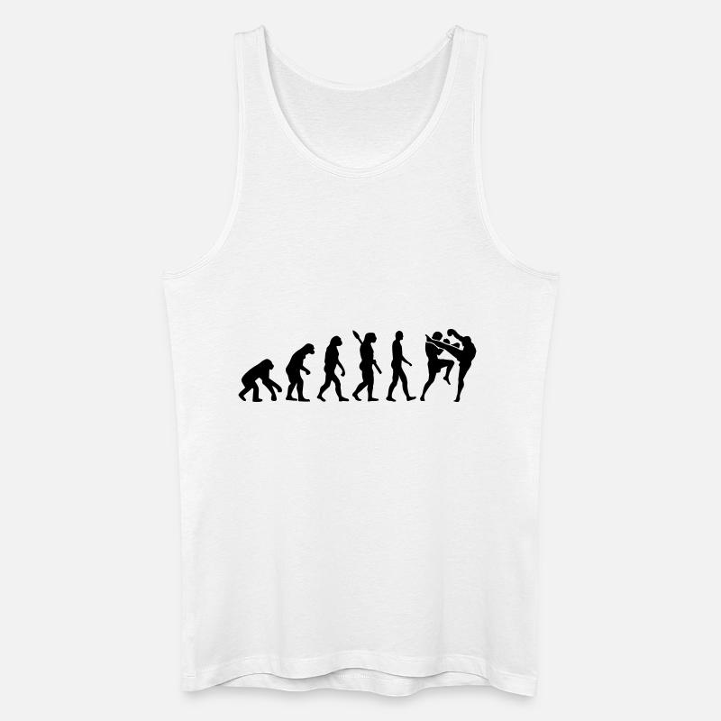 Evolution Muay Thai - Débardeur bio Homme - blanc