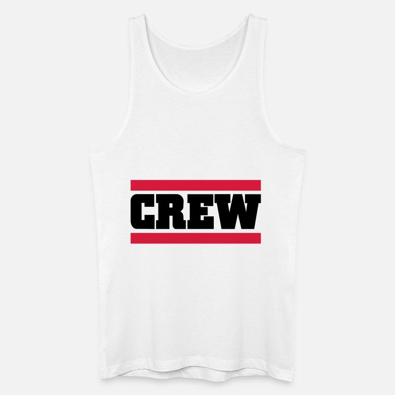 crew - Männer Bio Tank Top - Weiß