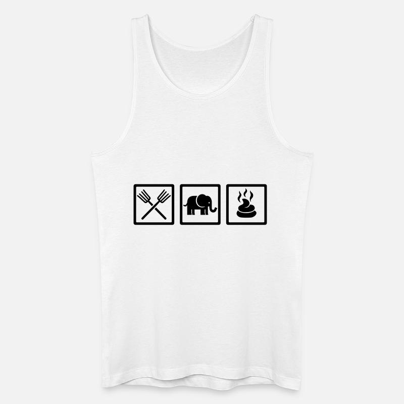 Tierpfleger - Männer Bio Tank Top - Weiß