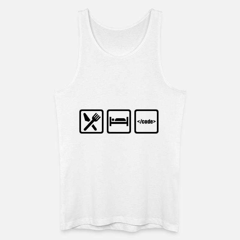 Programmierer - Männer Bio Tank Top - Weiß