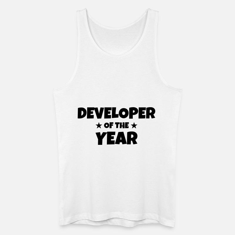 Entwickler / Informatiker / Programmierer / - Männer Bio Tank Top - Weiß