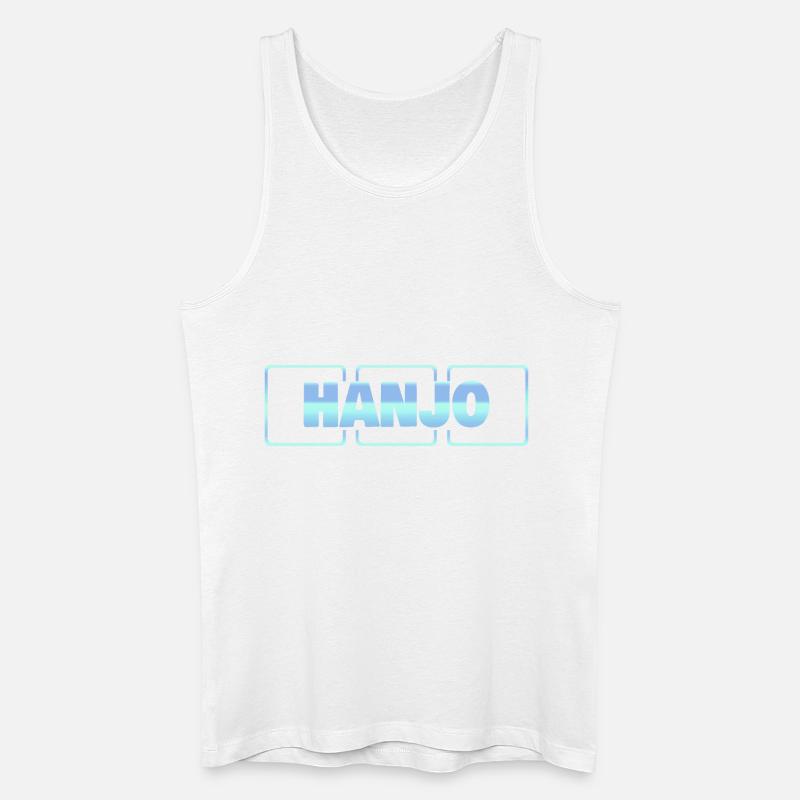 Hanjo - Männer Bio Tank Top - Weiß