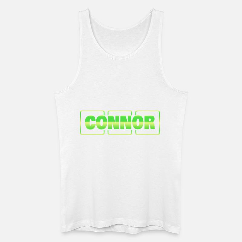Connor als Geschenkidee - Männer Bio Tank Top - Weiß