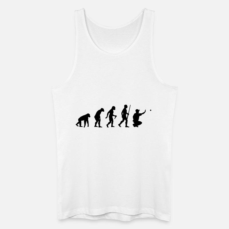 Boule Evolution - Männer Bio Tank Top - Weiß
