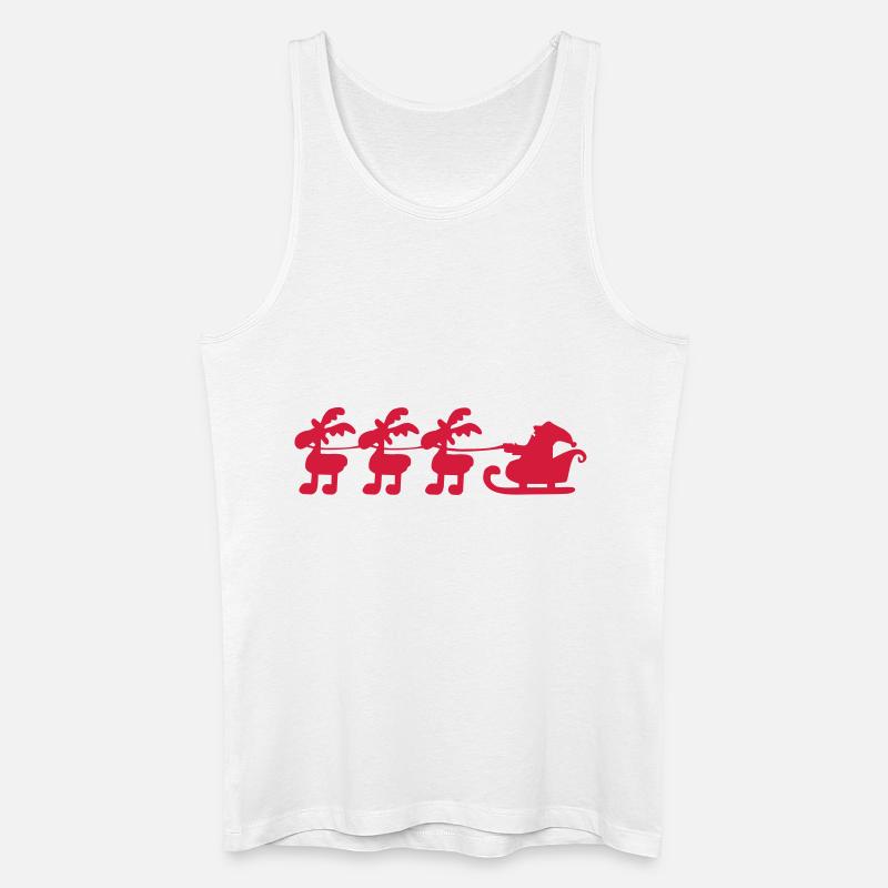 weihnachten - Männer Bio Tank Top - Weiß