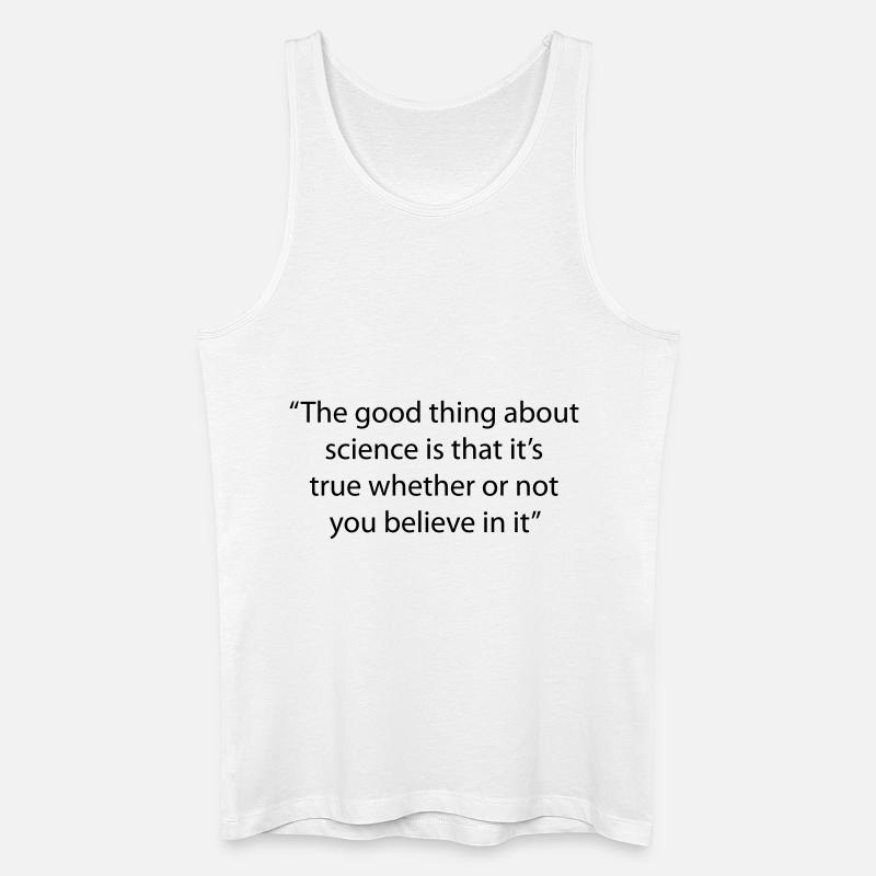 True science - Männer Bio Tank Top - Weiß