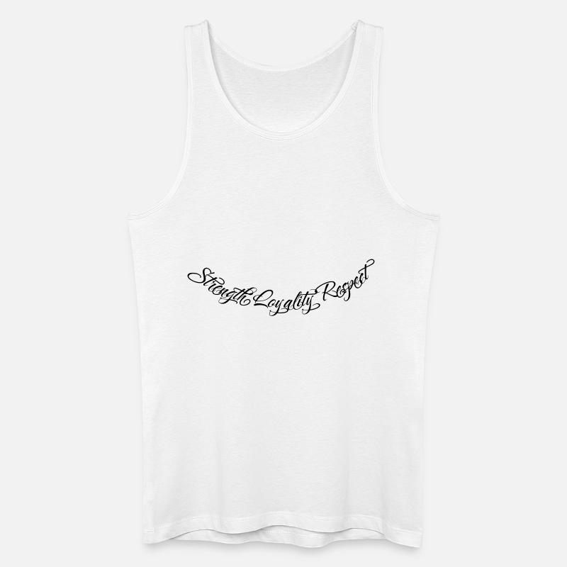 Strength Loyalty Respect 2 - Men’s Organic Tank Top - white