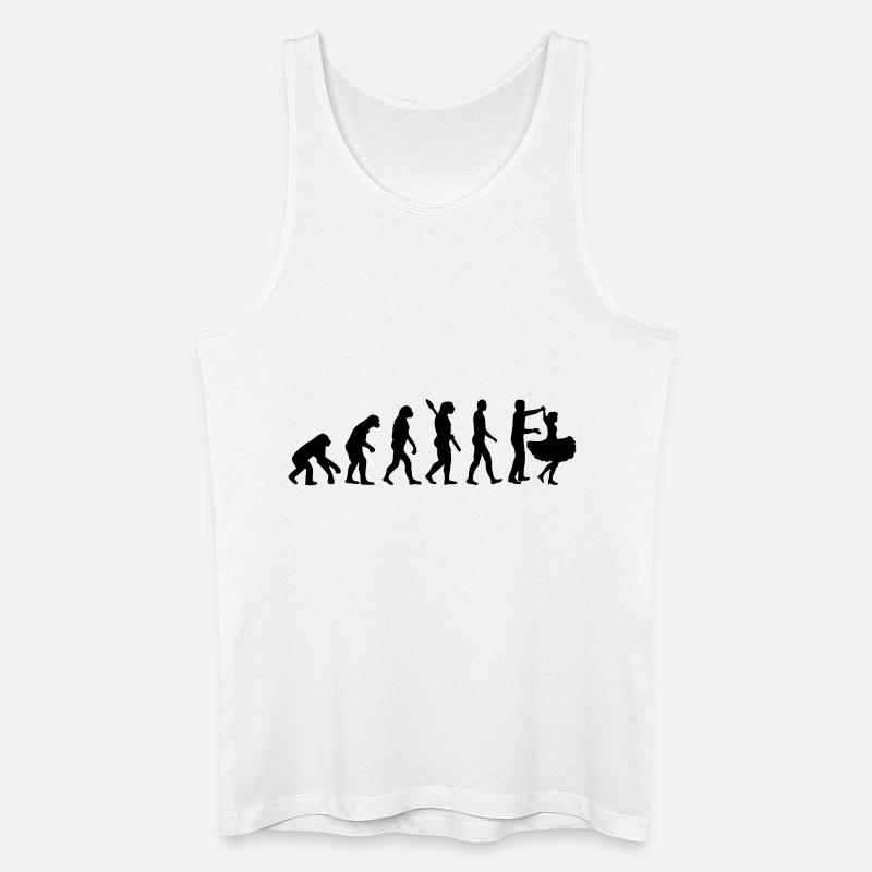 Square dance - Männer Bio Tank Top - Weiß