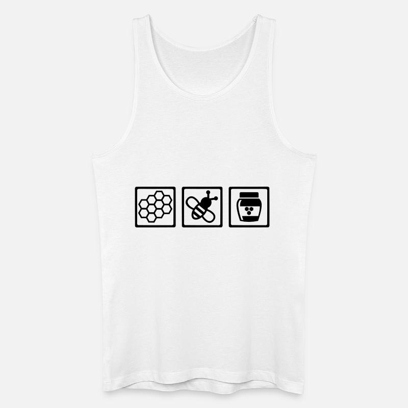 Imker - Männer Bio Tank Top - Weiß