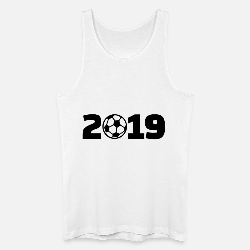 2019 - Männer Bio Tank Top - Weiß